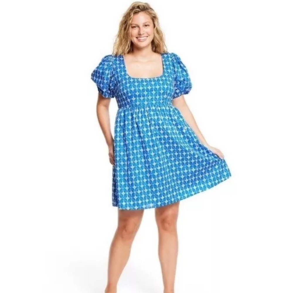 Rhode x Target Blue Eyelet Dress